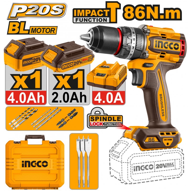 MASINA DE INSURUBAT SI GAURIT CU IMPACT PE ACUMULATOR 1*2AH/1*4AH 86N INGCO MASINA DE INSURUBAT SI GAURIT CU IMPACT PE ACUMULATOR 1*2AH/1*4AH 86N INGCO