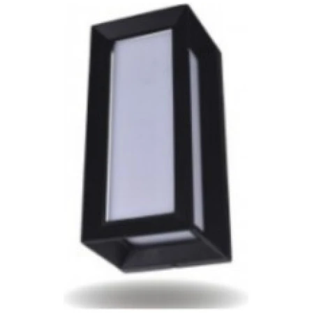 Felinar de fațadă 10W 3000K negru de exterior 260x12x115mm 220V metal LUMINA LED