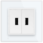Priză dublă HDMI de date albă rita Mutlusan