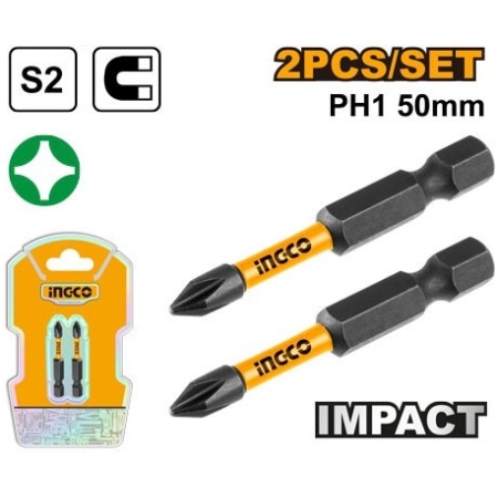 SET DE BITI  PH1 2BUC 50MM INDUSTRIAL INGCO