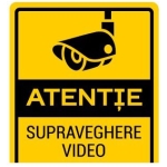 Autocolant A3 supraveghere video