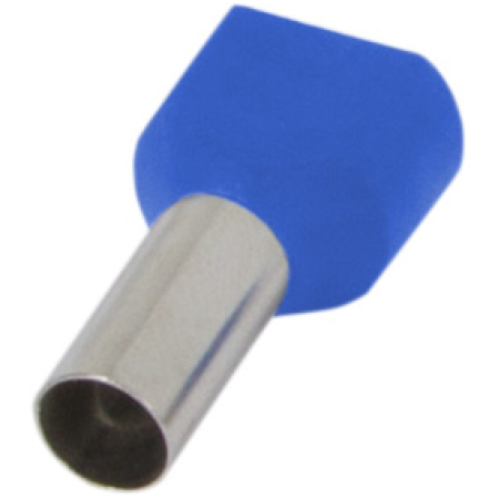 Изолированный наконечник синий 2*0,75 MM Enext