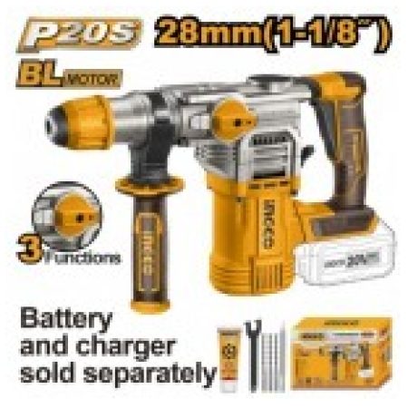 CIOCAN ROTOPERCUTOR SDS +4.5 J COMPATIBIL CU ACUMULATOR (FARA ACUMULATOR) 28MM INGCO