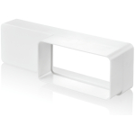 Conector de aeroduct alb plastic 60 x 204 x 30 mm Ventika