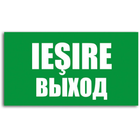 Autocolant 10x20cm ieșire