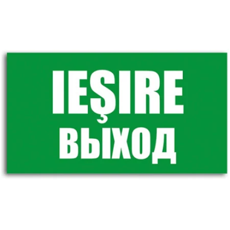 Autocolant 10x20cm ieșire