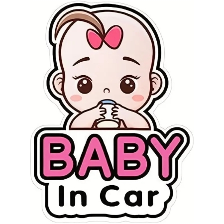 Наклейка baby in car