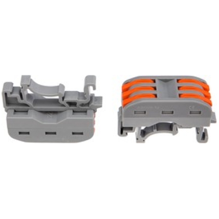 Conector Wago cu fixare 0,08-4MM 3P