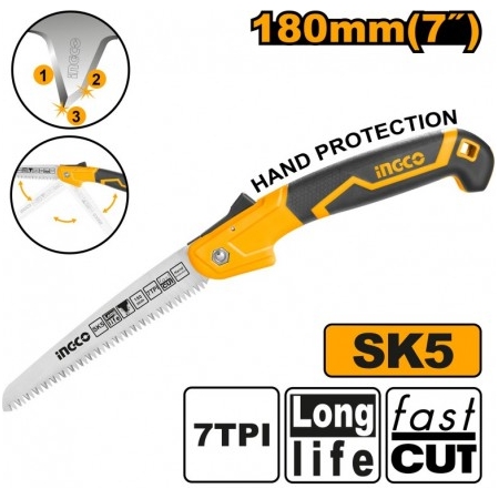 FIERASTRAU MANUAL PLIABIL 180MM INGCO
