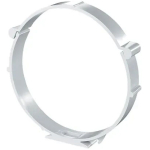 Conector de aeroduct alb plastic 100mm Ventika