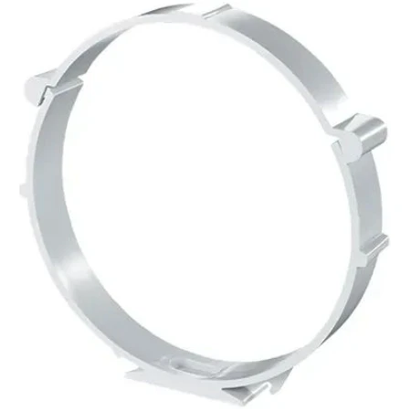 Conector de aeroduct alb plastic 100mm Ventika