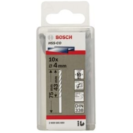 4*43MM burghiu metal Bosch