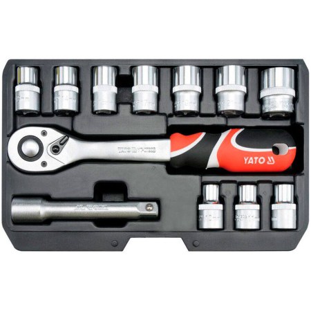 SET CHEI TUBULARE 1/2 12BUC 10-24MM YATO