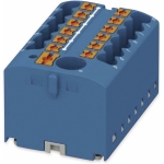BLOC DE DISTRIBUTIE 1INT 0.5-10M 12ESIRI 0.14-2.5MM 12X2.5 ALBASTRU WKDO