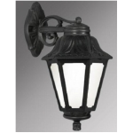 Felinar de fațadă negru de exterior 450X275MM 220V E27 metal IP44 Fumagalli