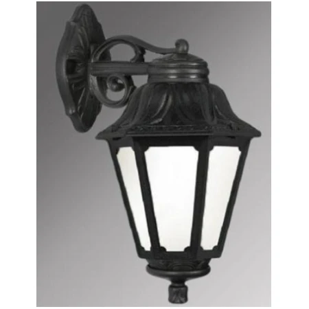 Felinar de fațadă negru de exterior 450X275MM 220V E27 metal IP44 Fumagalli