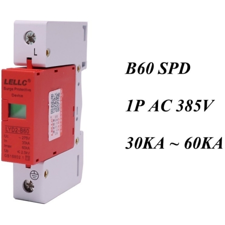 Разрядник высоково напряжения 400B 60/30kA 1P