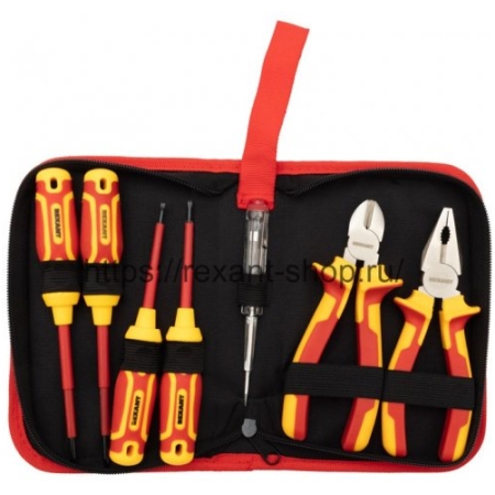 SET DE SURUB/CLESTE DIELECTRICE RI-01 PINA LA 1000V 7 PIESE REXANT