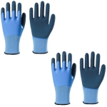 MANUSI DIN POLIESTER LATEX ALBASTRU