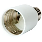 Adaptor soclu alb din Е14 în E40 Enext