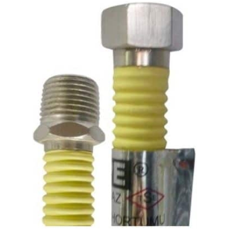 RACORD FLEXIBIL GAZ 1/2 150CM CU PROTECTIE