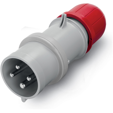 Вилка силовая 16A ИП44 3P+E 220V Scame