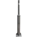 STILP DECORATIV TUBULAR DIN OTEL 4MX76MM GRI ELMOS