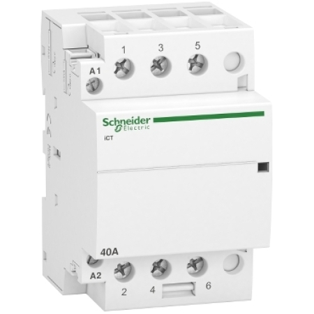 CONTACTOR iCT 40A 220-240V 3P 3ND SCHNEIDER