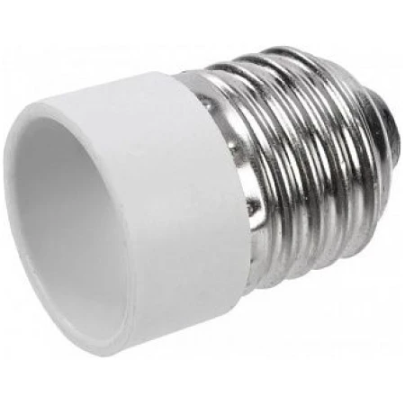 Adaptor soclu alb din E27 în E14 Enext