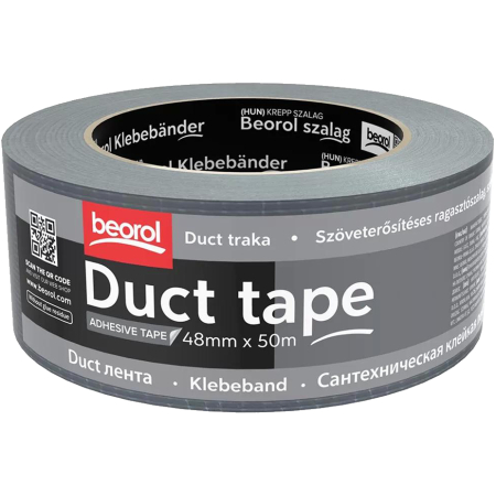 BANDA ADEZIVA ARMATA 48MMX50M GRI ADERENTA