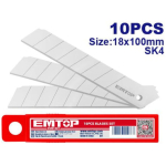 SET DE LAME 18X100MM EMTOP SET DE LAME 18X100MM EMTOP