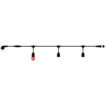 Кабель с цоколями 1kW E27 10m 220V Horoz