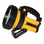 Lanternă LED cu acumulator 2W galbenă-Neagră 150x150x250mm 300lm IP20 Li-Ion