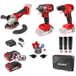 SET DE TREI SCULE CU ACUMULATOR 2X2Ah RAIDER