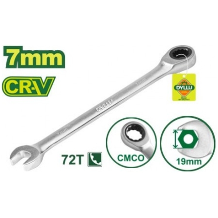 CHEIE COMBINATA CU CLICHET 7MM CR-V DYLLU