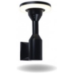 Felinar de fațadă 12W 3000K negru de exterior 260X150MM 220V IP65 LUMINA LED
