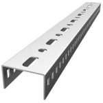 PROFIL ZINCAT TIP U 12X28mm L-2m (PENTRU INTERCONECTARE PROFIL TIP C)