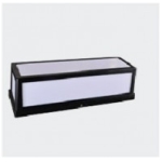 Felinar de fațadă 15W 3000K negru de exterior 260x125x125mm 220V plastic si fier LUMINA LED