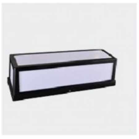 Фасадный фонарь 15В 3000K черный уличный 260x125x125mm 220V пластик и железо LUMINA LED