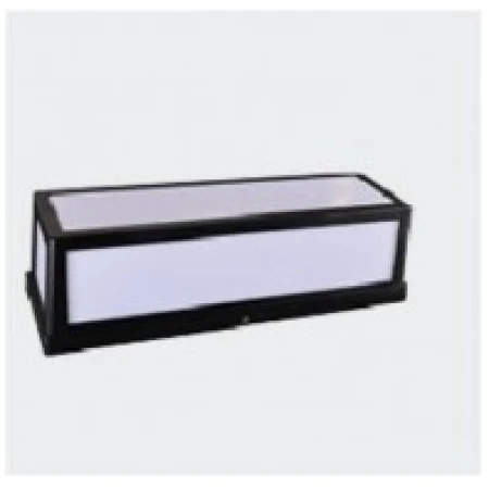 Фасадный фонарь 15В 3000K черный уличный 260x125x125mm 220V пластик и железо LUMINA LED