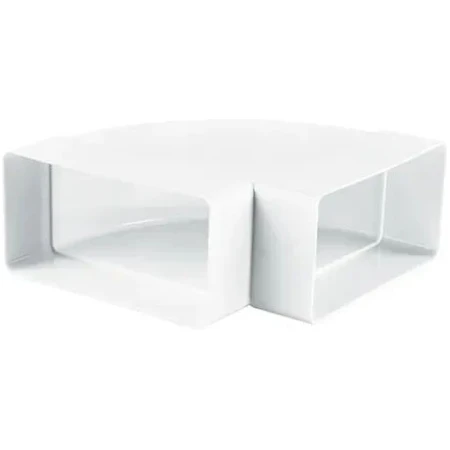 Conector de aeroduct alb plastic 55 x 110 mm Ventika