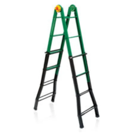 Scară din metal multifuncțională dubla B44 488 cm 139 cm 5 trosoane ELKOP