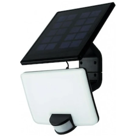 PROIECTOR LED CU PANOU SOLAR 1W ALB/NEGRU