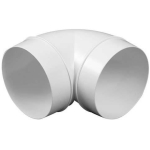 Conector de aeroduct alb plastic 189 x 30 x 150 mm Ventika