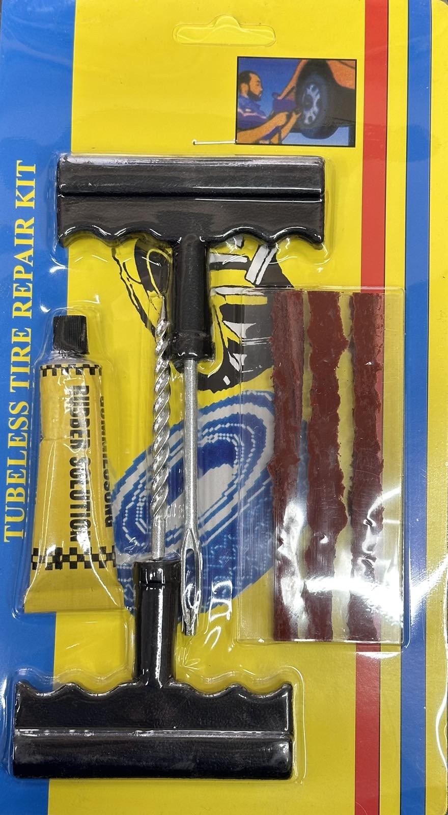 KIT DE REPARATIE ANVELOPE CU SURUBELNITA KIT DE REPARATIE ANVELOPE CU SURUBELNITA
