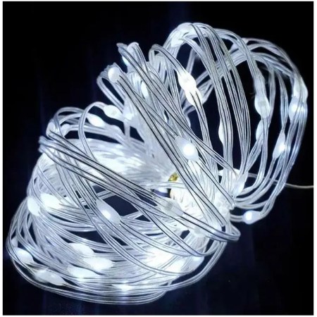 SET GHIRLANDA LED 10M 5V IP65 3000K HOROZ