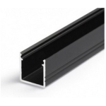 PROFIL BANDA LED CU DISPERSOR 15.8x15.8mm 2M NEGRU VTAC
