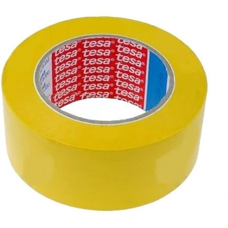 Bandă adezivă galbena 33m x 50mm Tesa