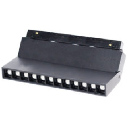 Projector LED magnetic pe șină 24W negru 4500 K Elmos