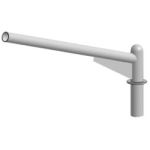 CONSOLA UNITARA L=1.5M D.76/60mm GRI